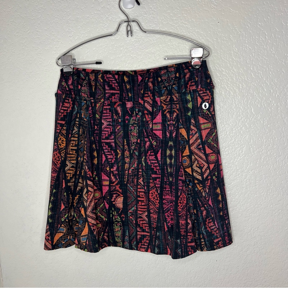 Donna Jo Skort Women Size 3 Floral Athletic Tennis Pickleball Pink Black
